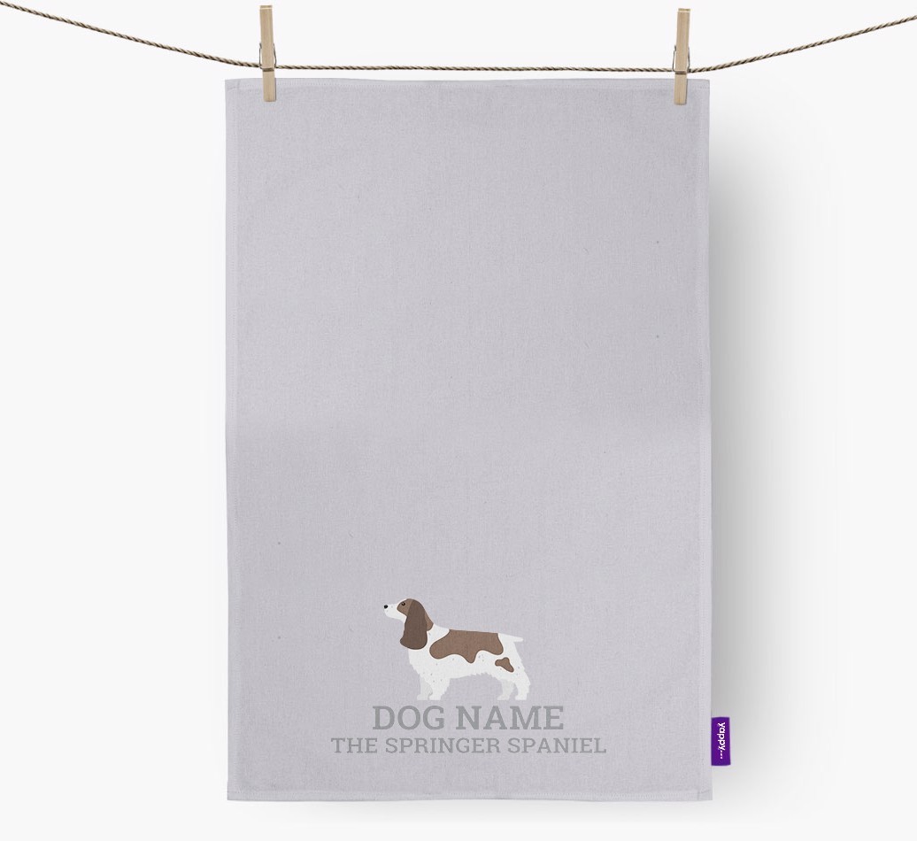 Personalized '{dogsName} The {breedFullName}' Dish Towel