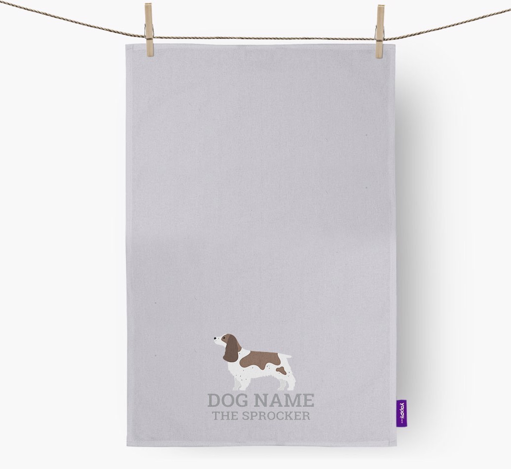 Personalized '{dogsName} The {breedFullName}' Dish Towel