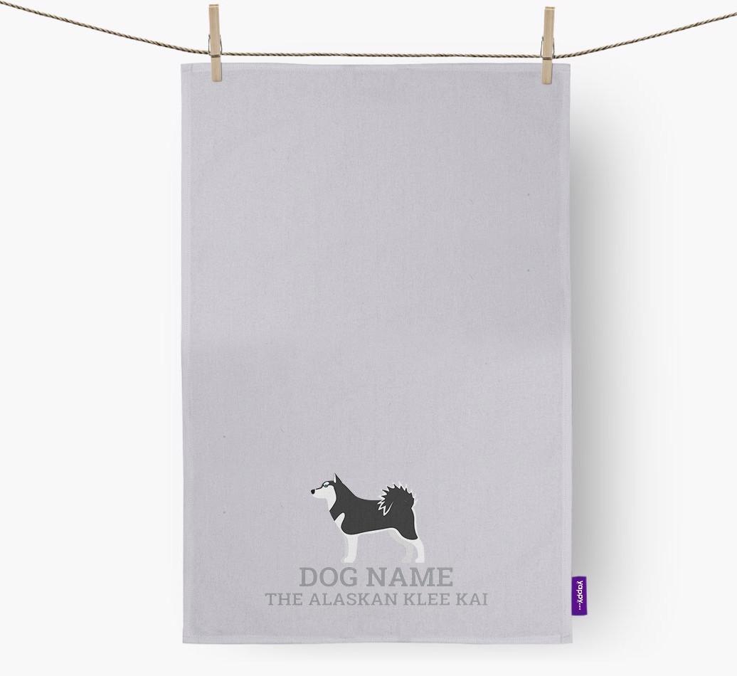 Personalized '{dogsName} The {breedFullName}' Dish Towel