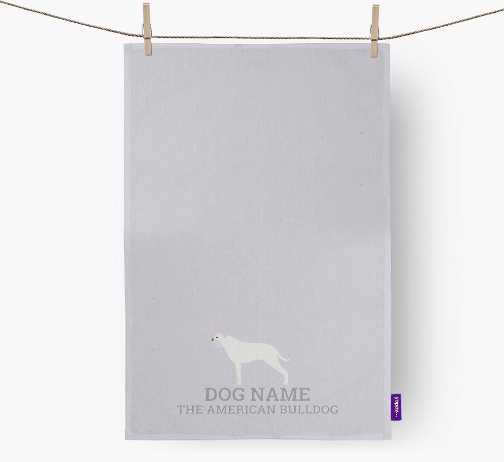 Personalized '{dogsName} The {breedFullName}' Dish Towel