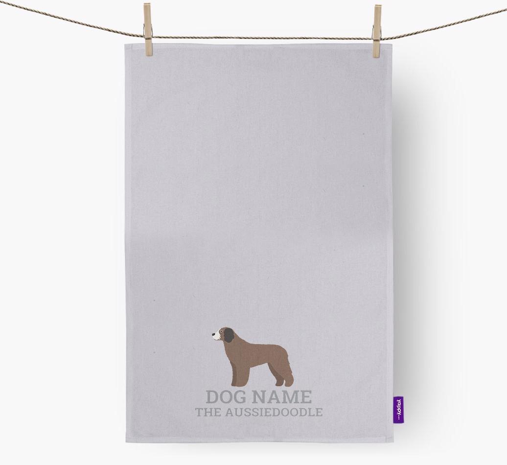 Personalized '{dogsName} The {breedFullName}' Dish Towel