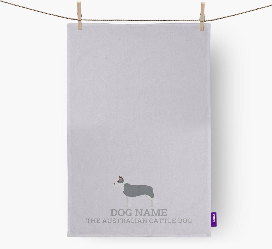 Personalized '{dogsName} The {breedFullName}' Dish Towel