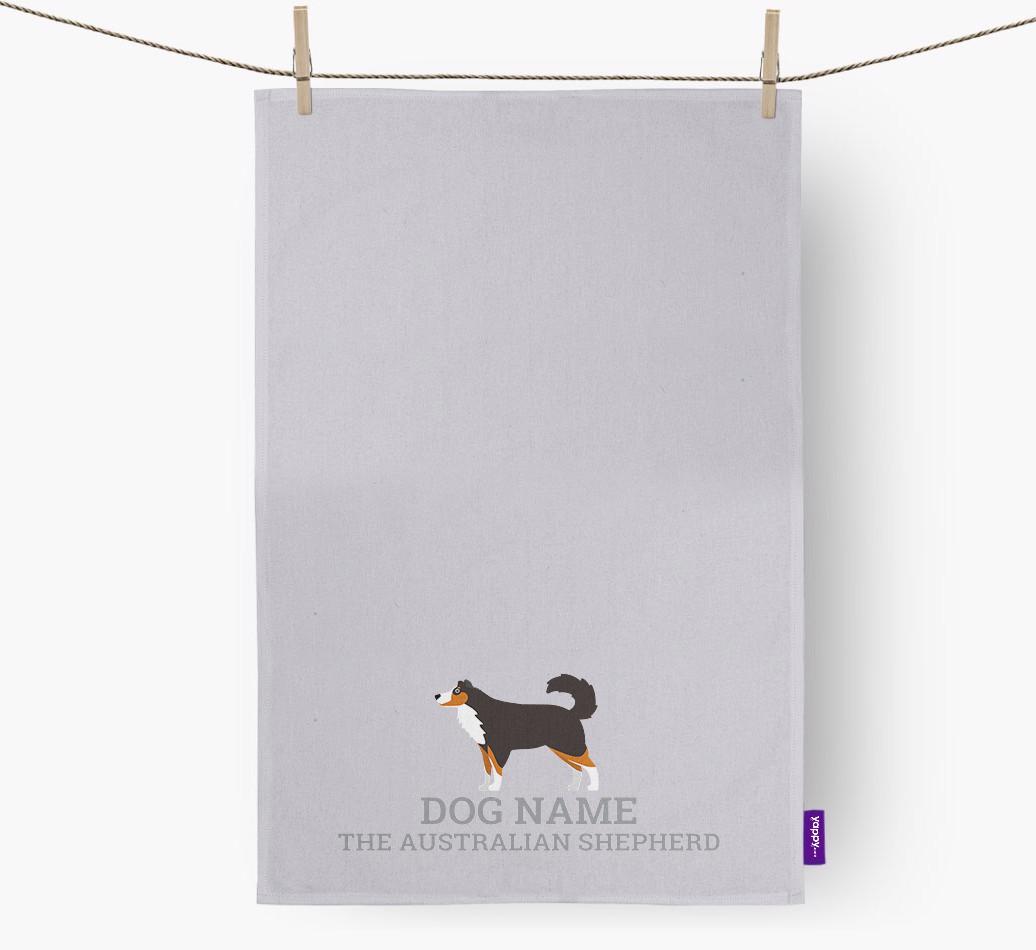 Personalized '{dogsName} The {breedFullName}' Dish Towel