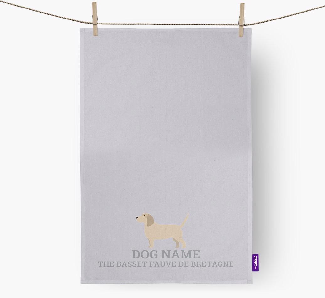 Personalized '{dogsName} The {breedFullName}' Dish Towel