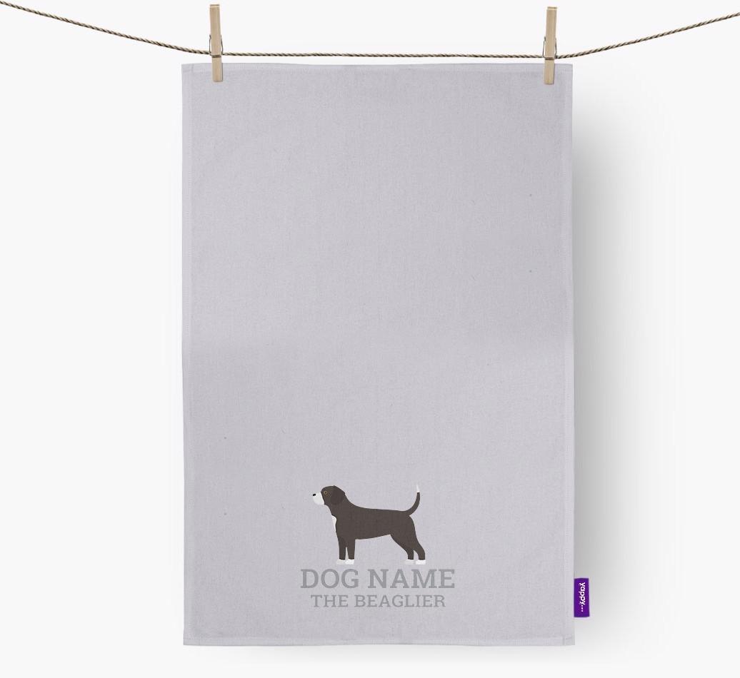 Personalized '{dogsName} The {breedFullName}' Dish Towel