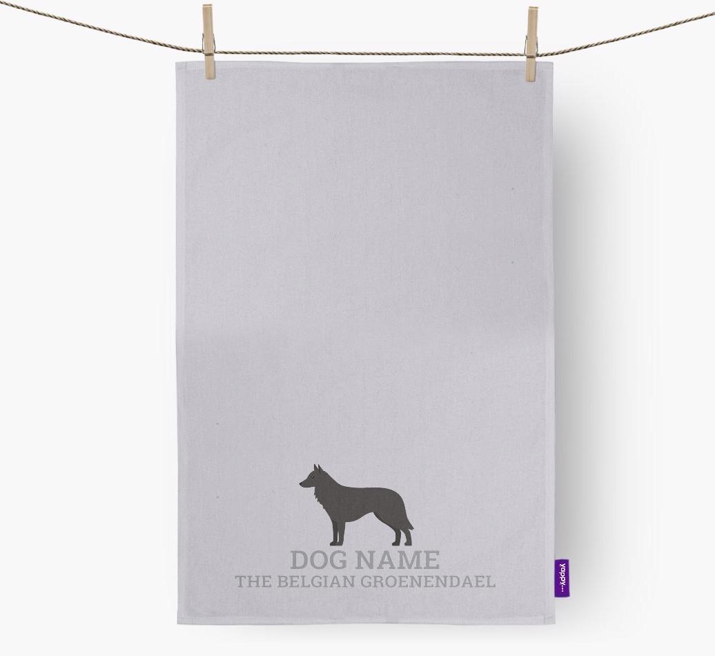 Personalized '{dogsName} The {breedFullName}' Dish Towel