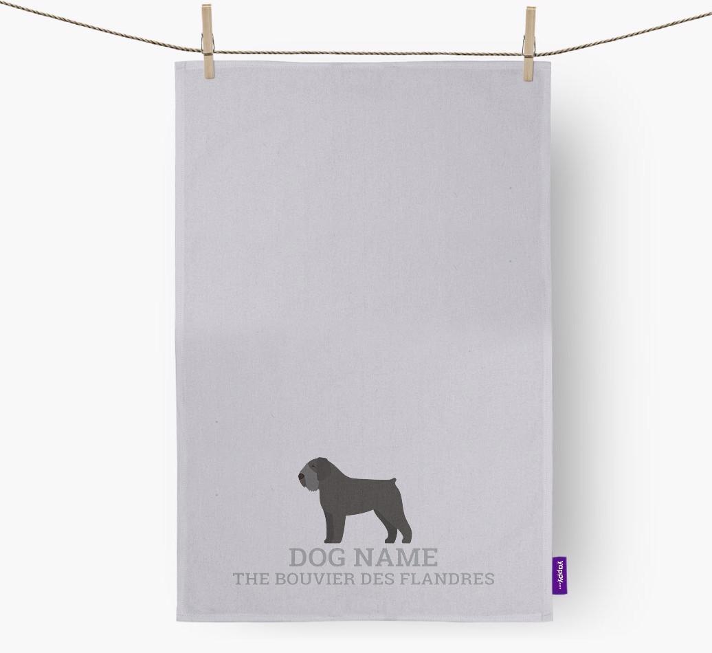 Personalized '{dogsName} The {breedFullName}' Dish Towel