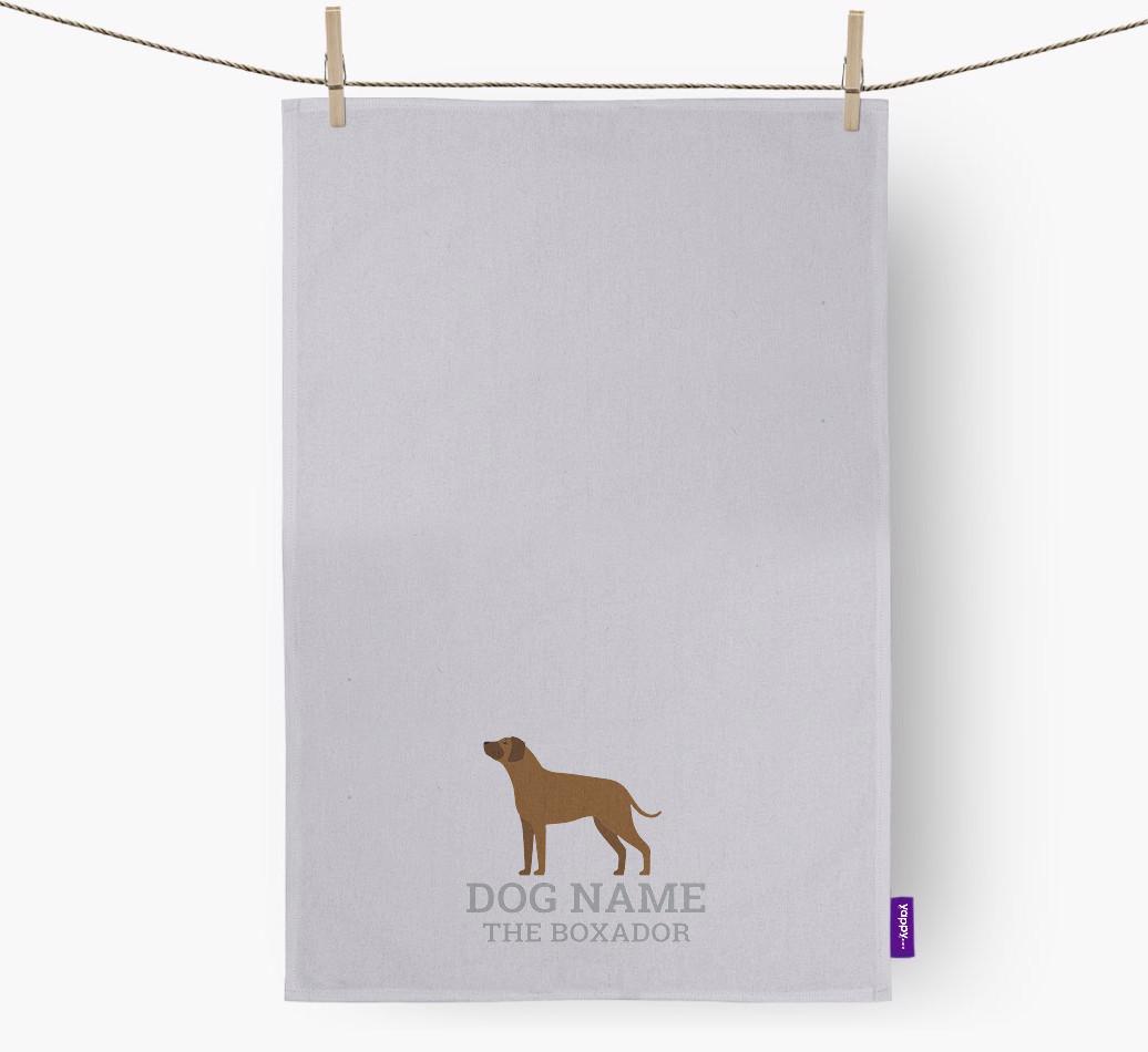 Personalized '{dogsName} The {breedFullName}' Dish Towel