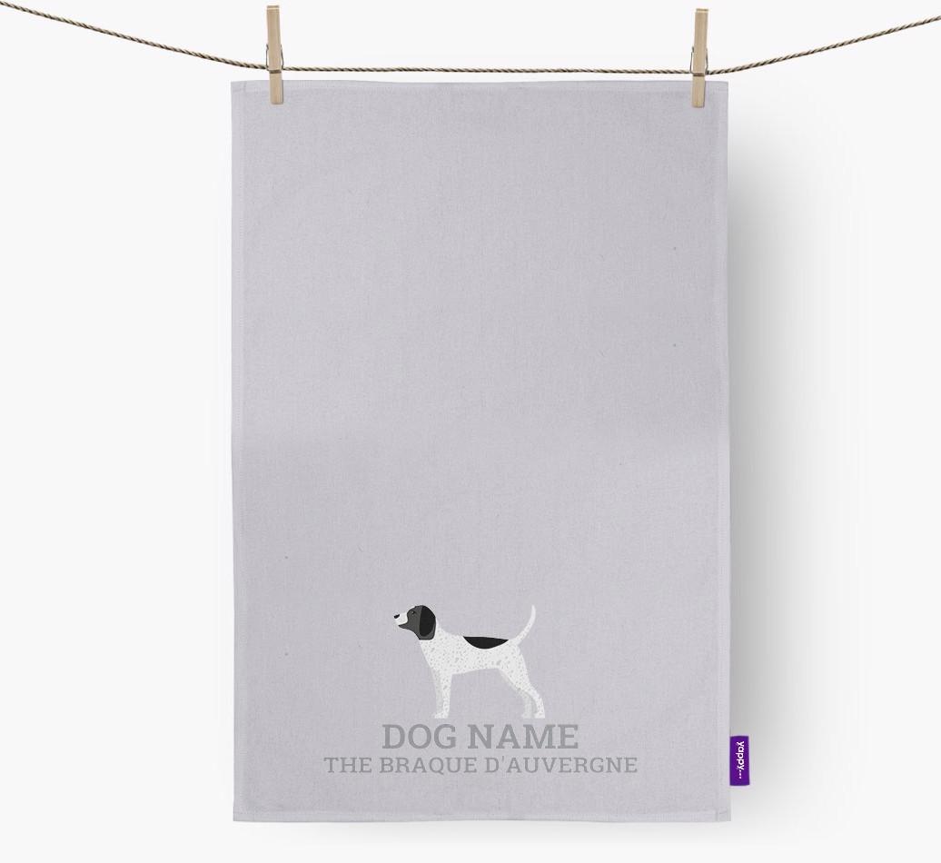 Personalized '{dogsName} The {breedFullName}' Dish Towel