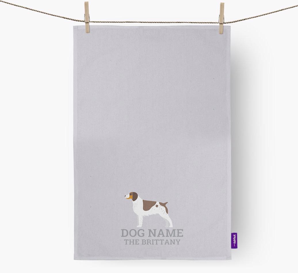 Personalized '{dogsName} The {breedFullName}' Dish Towel