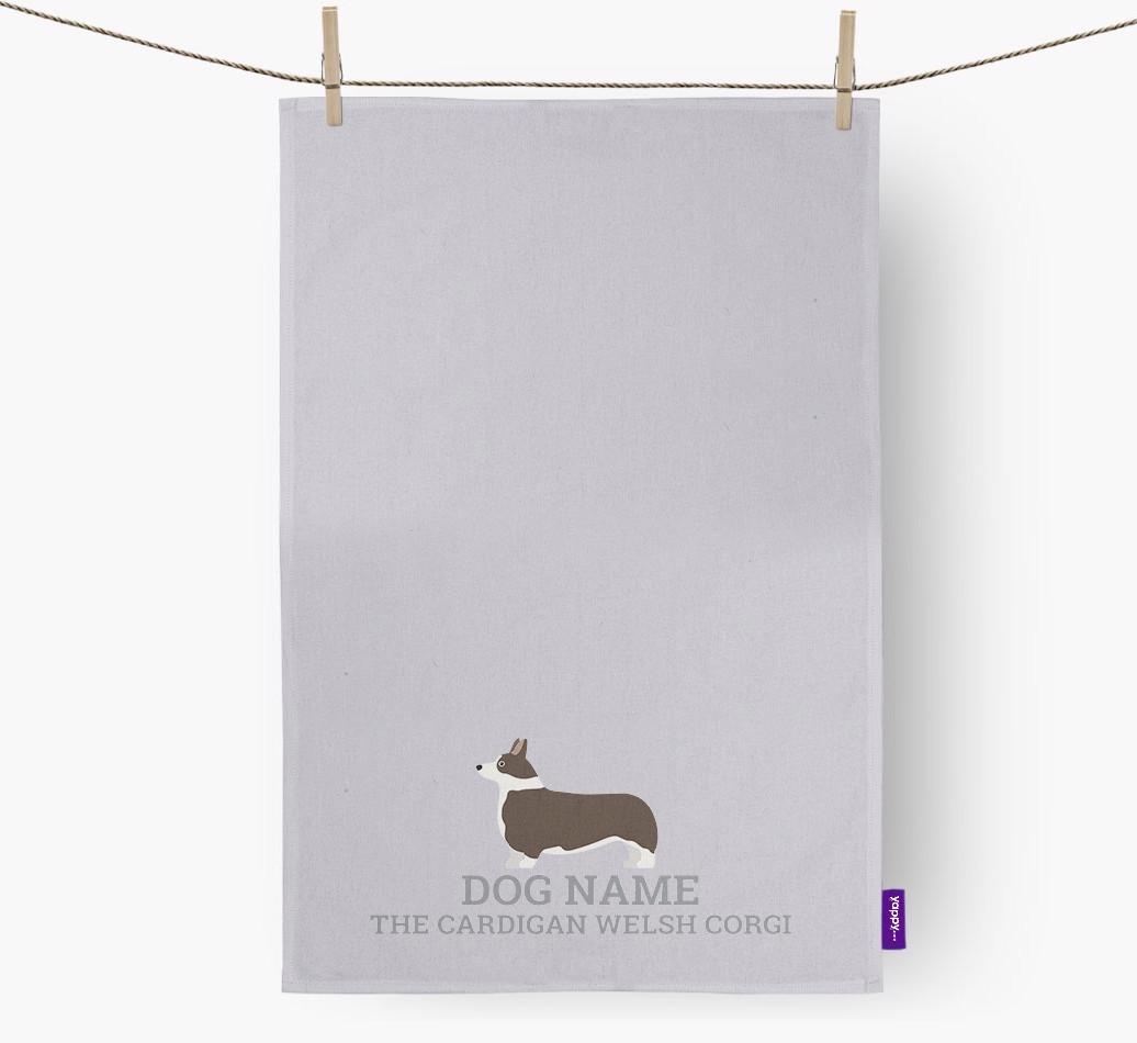 Personalized '{dogsName} The {breedFullName}' Dish Towel