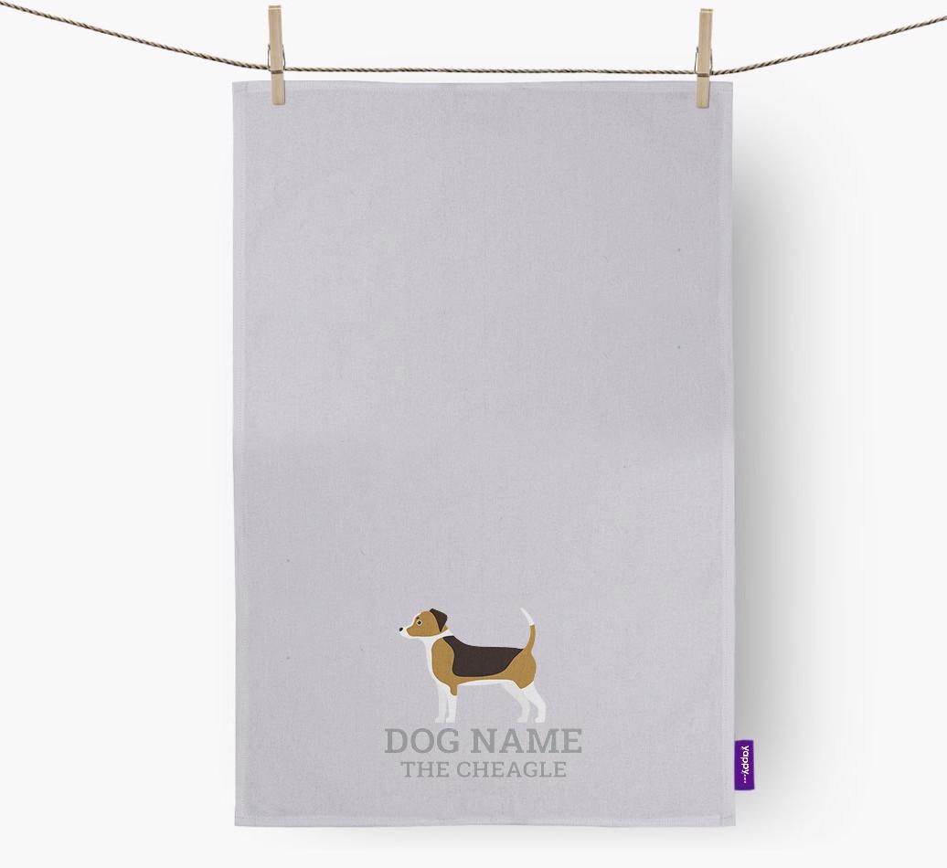 Personalized '{dogsName} The {breedFullName}' Dish Towel