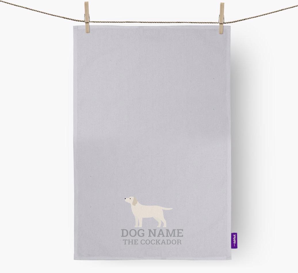 Personalized '{dogsName} The {breedFullName}' Dish Towel