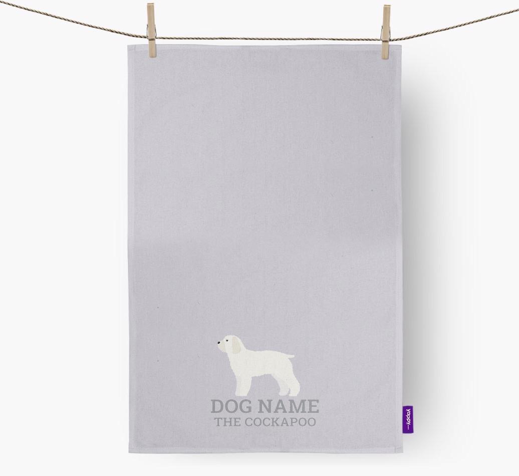 Personalized '{dogsName} The {breedFullName}' Dish Towel