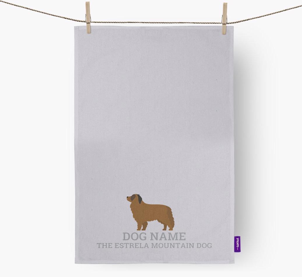 Personalized '{dogsName} The {breedFullName}' Dish Towel
