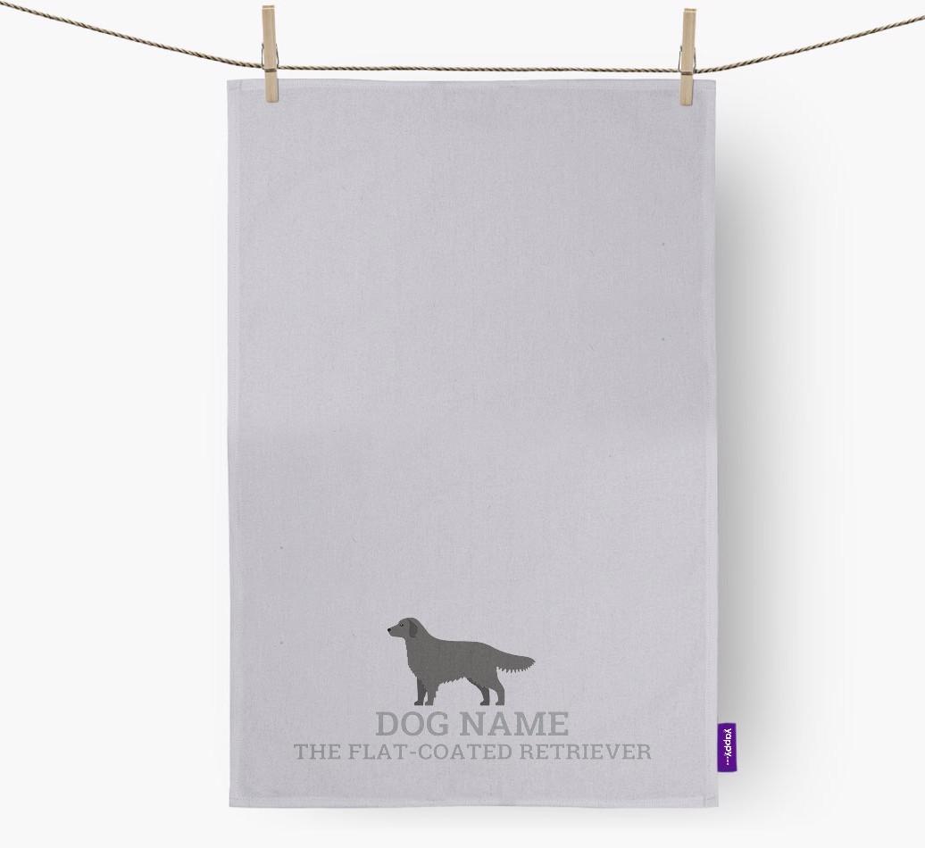 Personalized '{dogsName} The {breedFullName}' Dish Towel