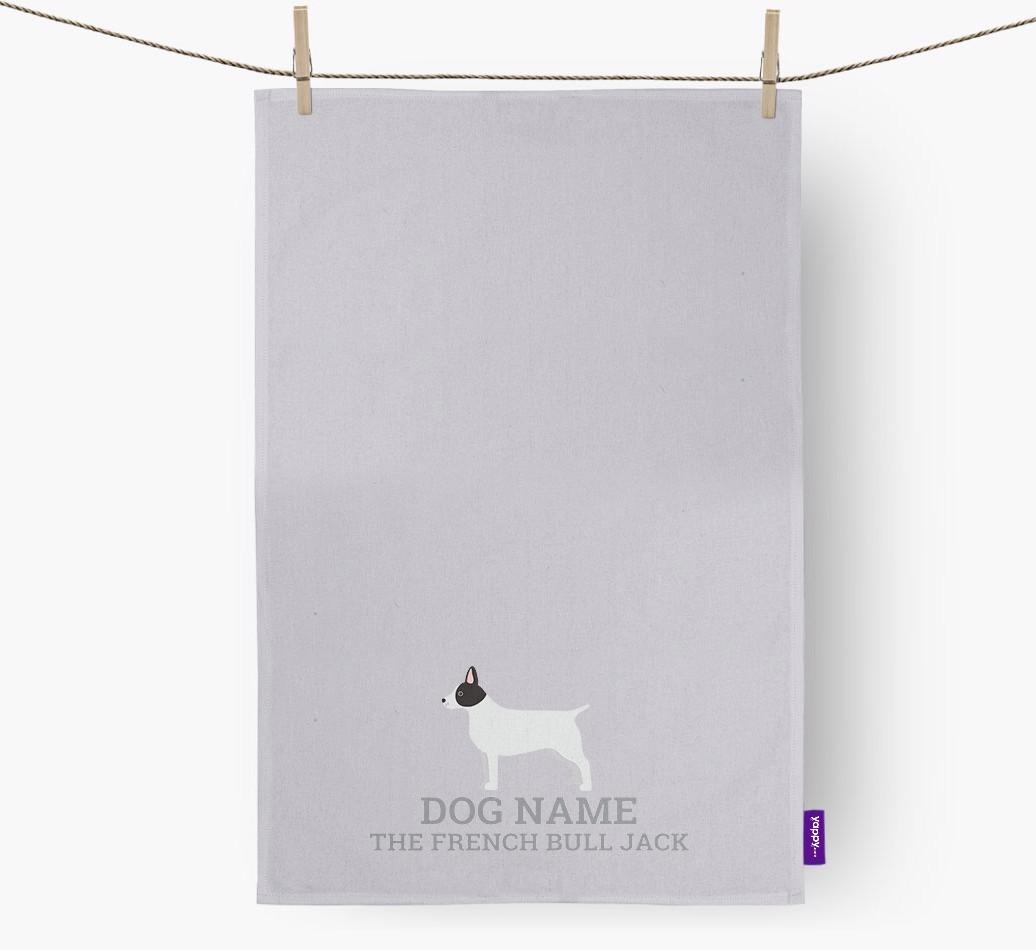 Personalized '{dogsName} The {breedFullName}' Dish Towel