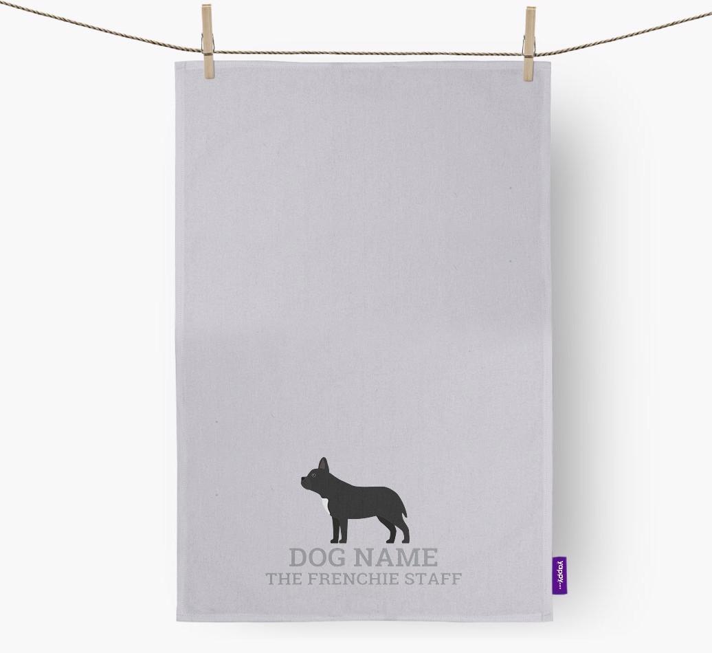 Personalized '{dogsName} The {breedFullName}' Dish Towel