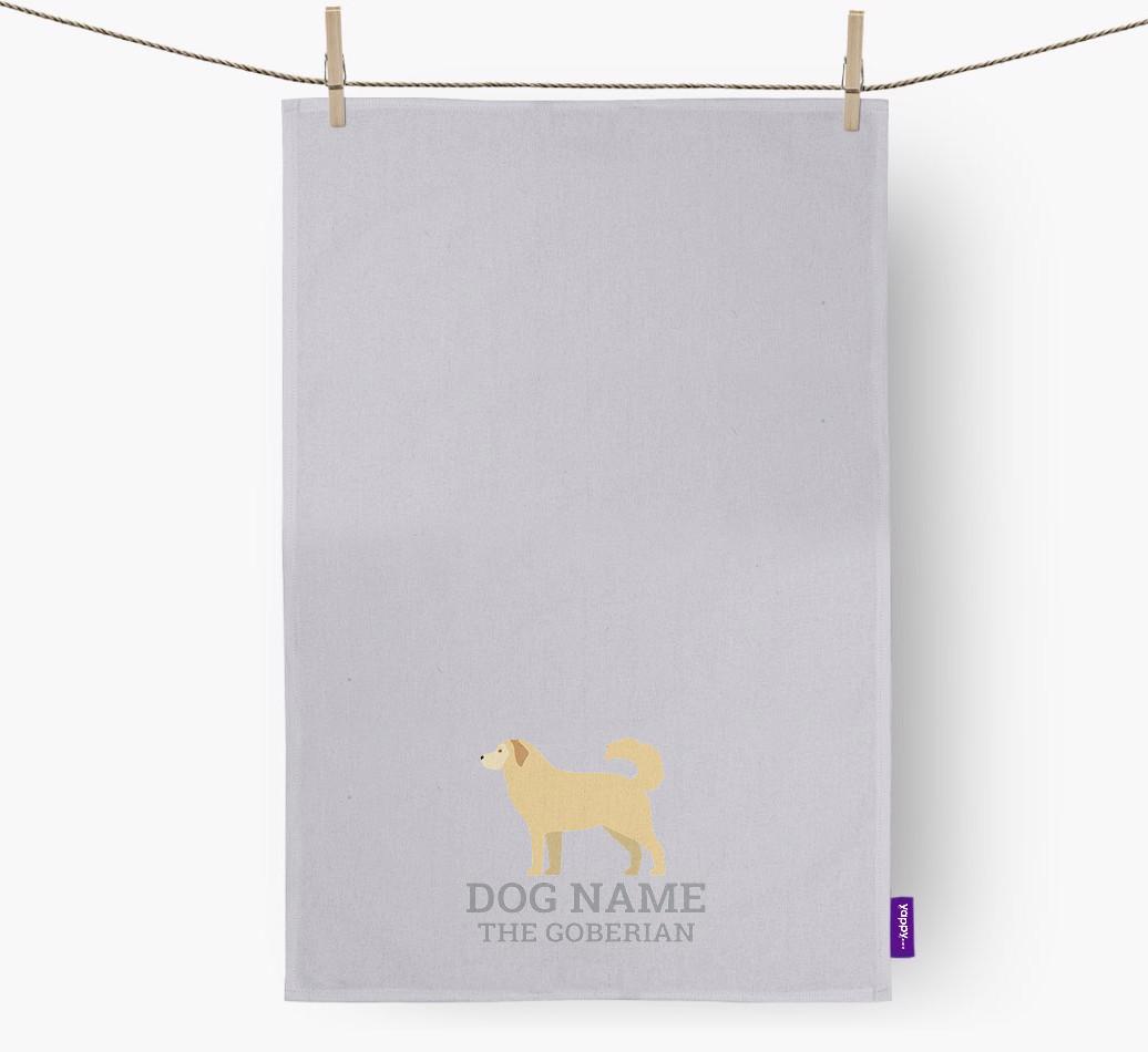 Personalized '{dogsName} The {breedFullName}' Dish Towel