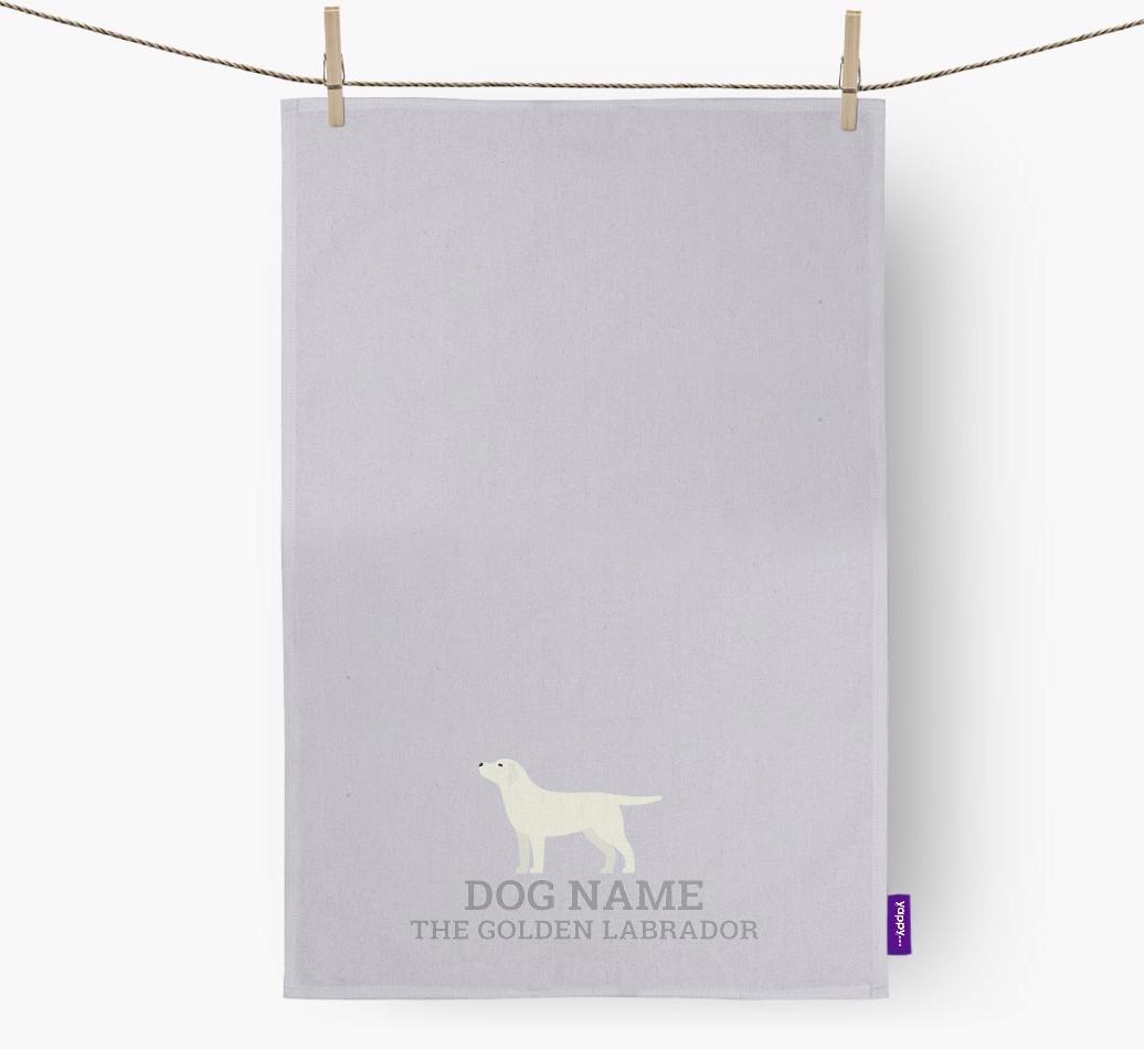 Personalized '{dogsName} The {breedFullName}' Dish Towel