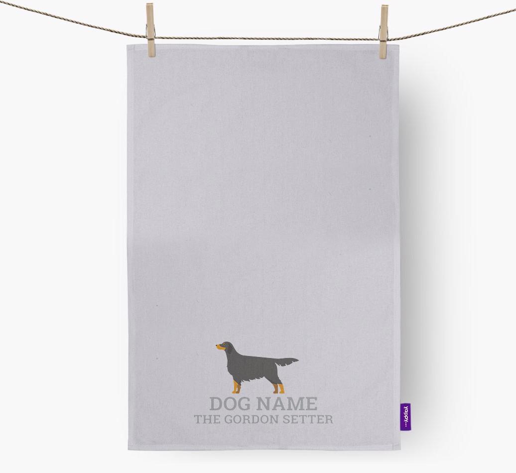Personalized '{dogsName} The {breedFullName}' Dish Towel