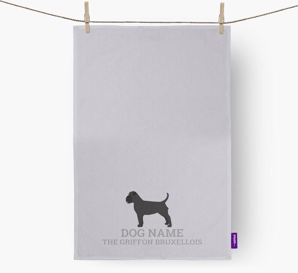 Personalized '{dogsName} The {breedFullName}' Dish Towel