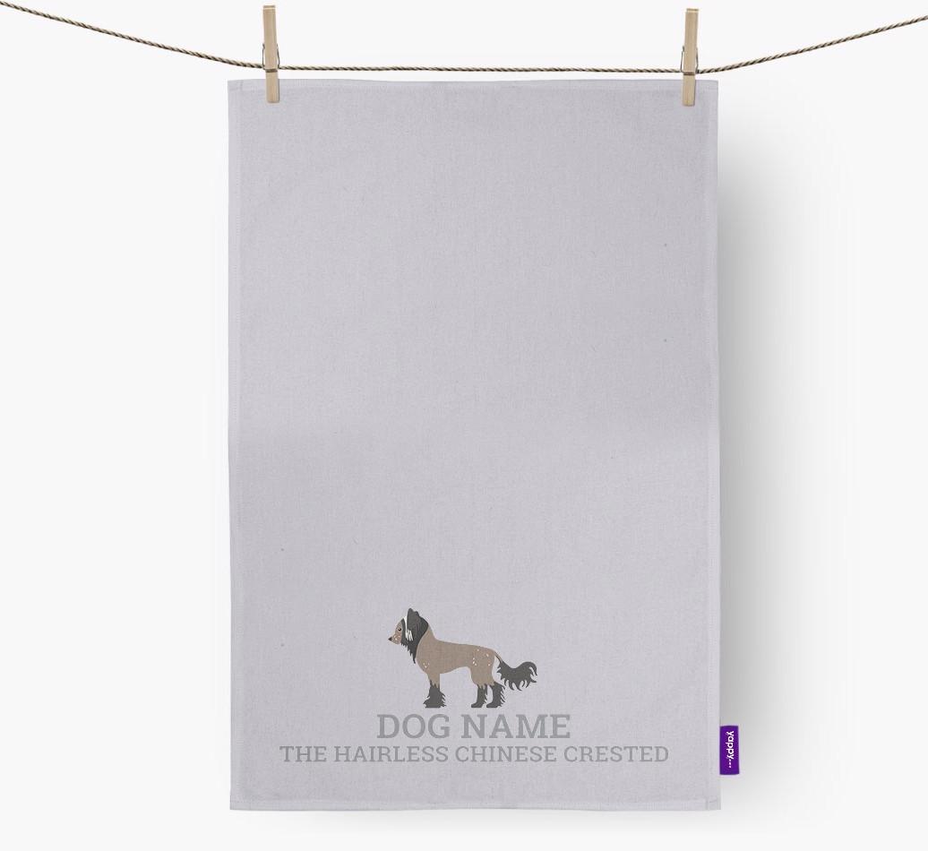 Personalized '{dogsName} The {breedFullName}' Dish Towel