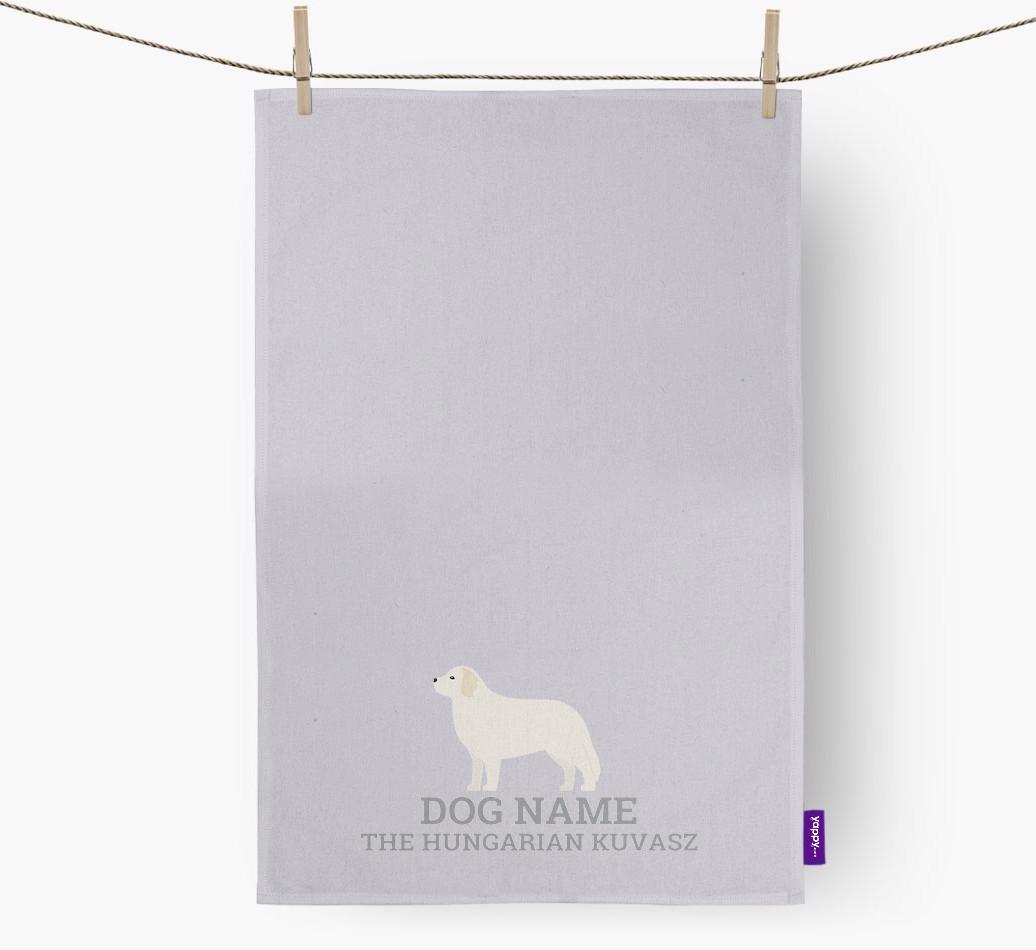 Personalized '{dogsName} The {breedFullName}' Dish Towel
