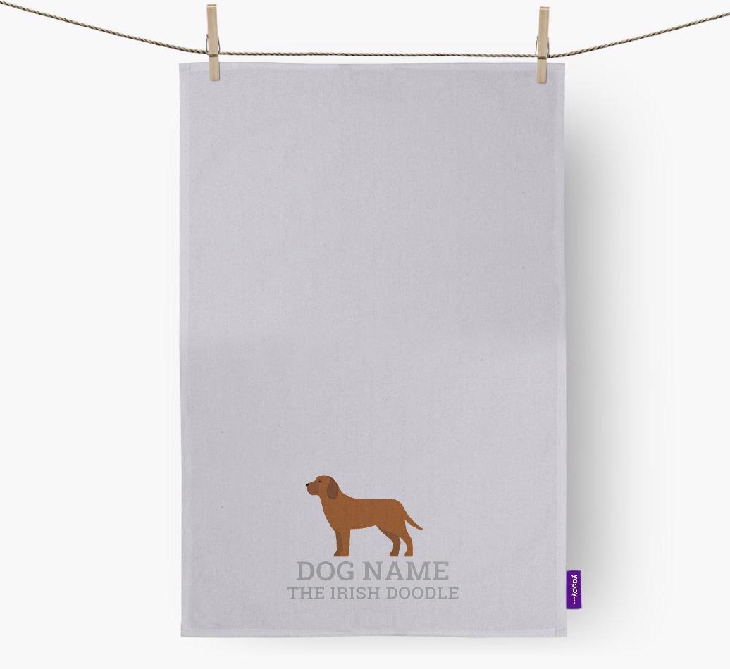 Personalized '{dogsName} The {breedFullName}' Dish Towel