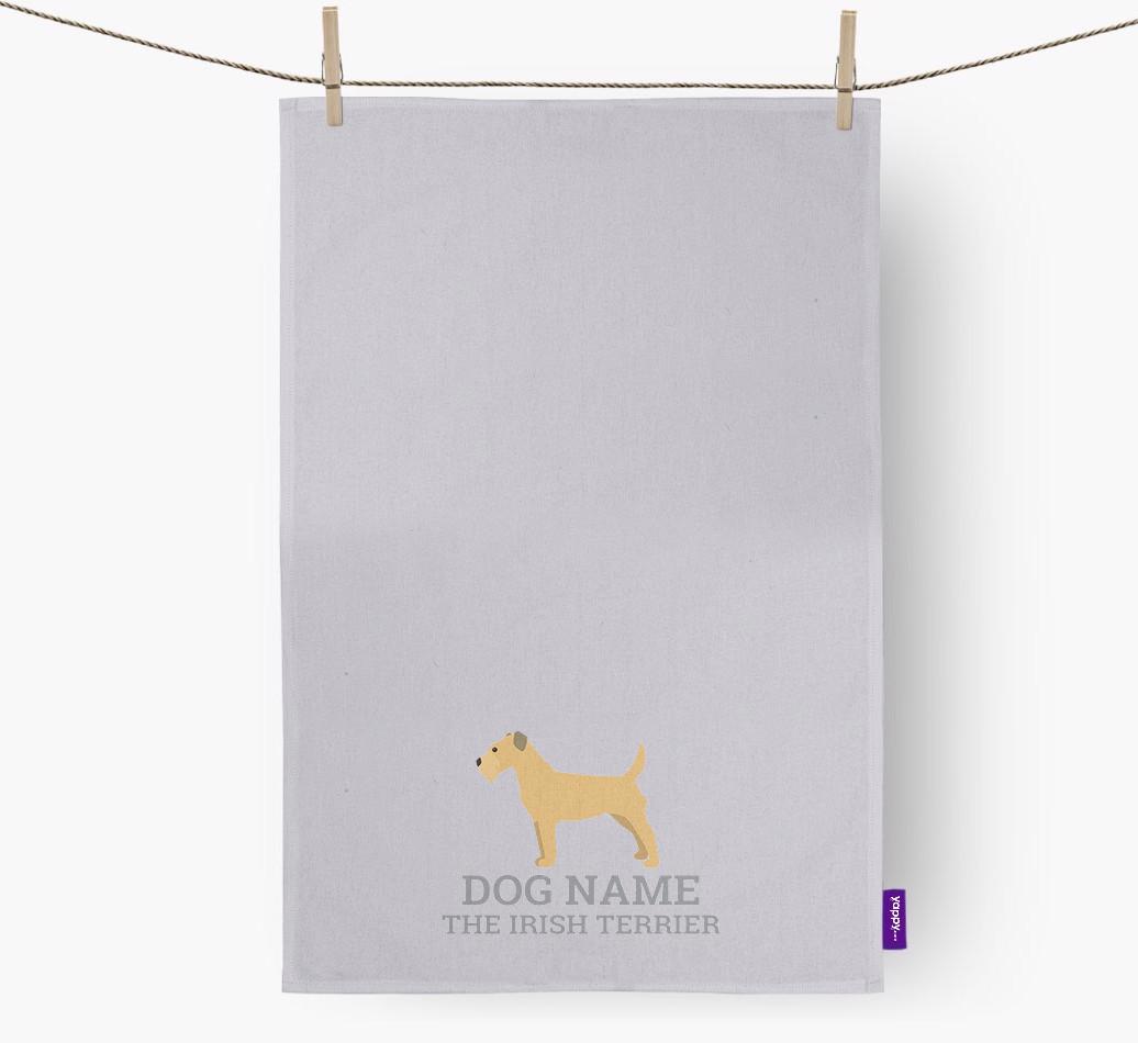 Personalized '{dogsName} The {breedFullName}' Dish Towel