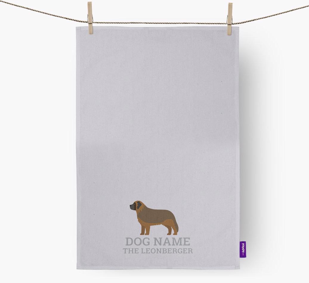 Personalized '{dogsName} The {breedFullName}' Dish Towel