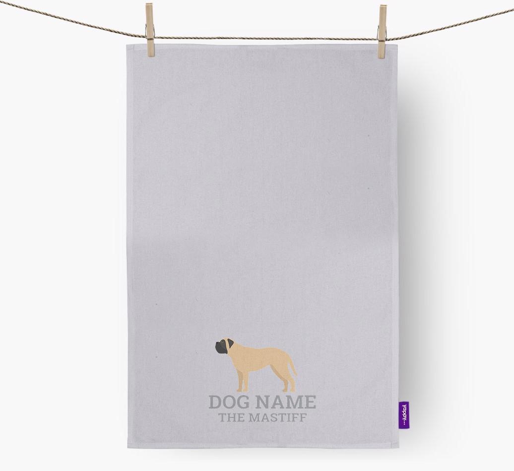 Personalized '{dogsName} The {breedFullName}' Dish Towel