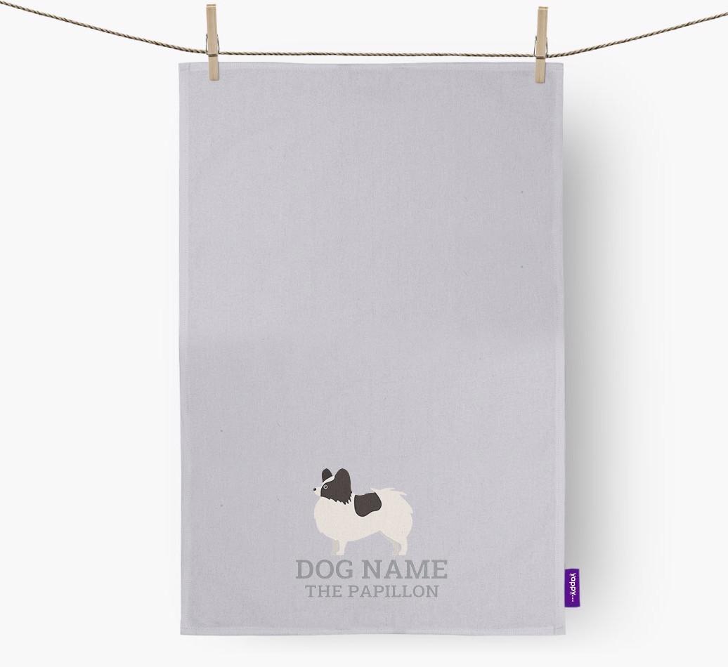 Personalized '{dogsName} The {breedFullName}' Dish Towel