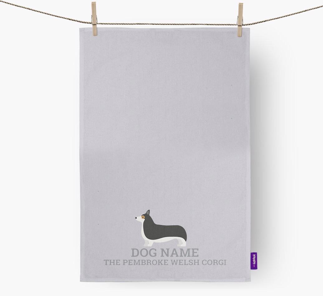 Personalized '{dogsName} The {breedFullName}' Dish Towel