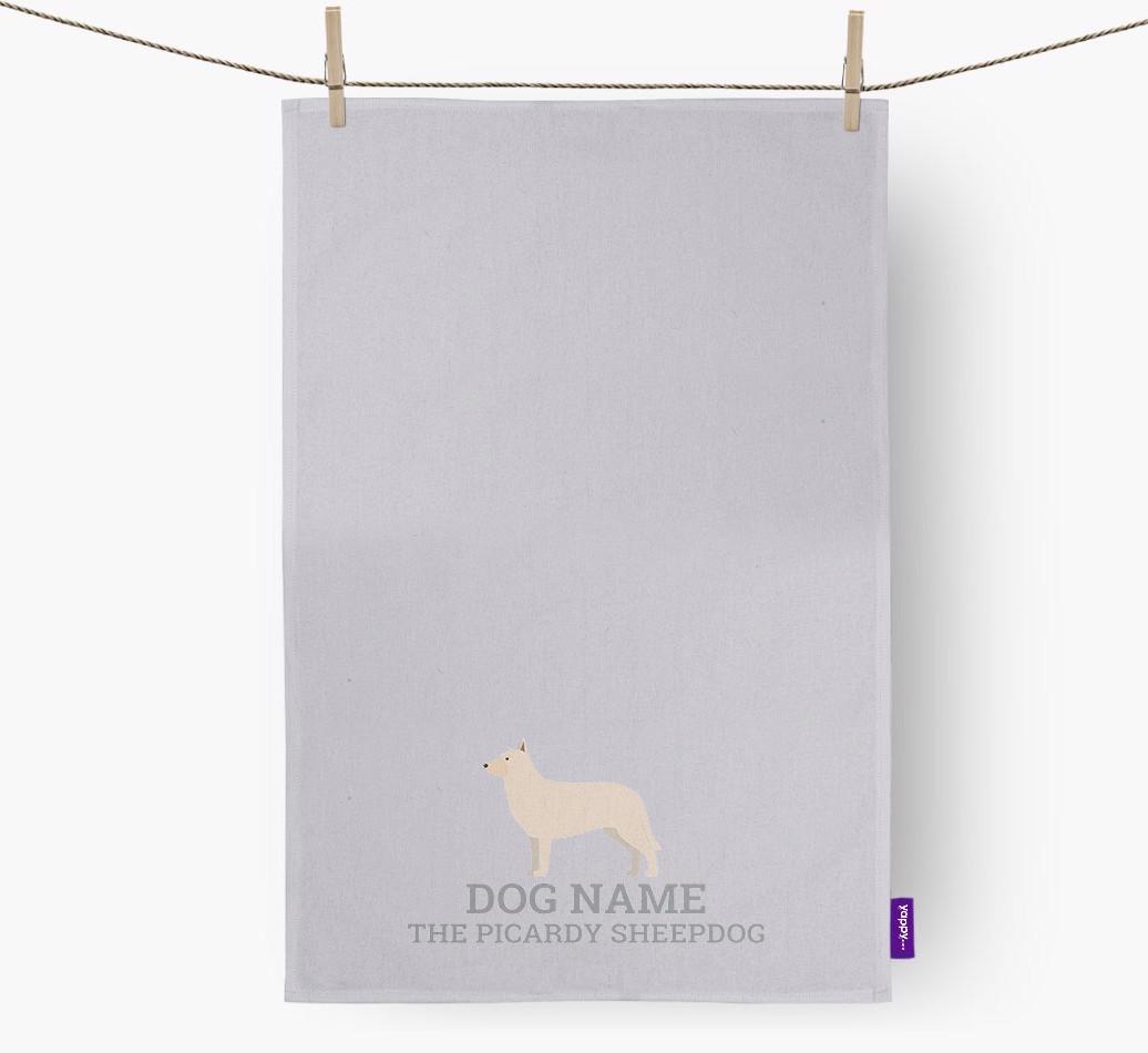 Personalized '{dogsName} The {breedFullName}' Dish Towel