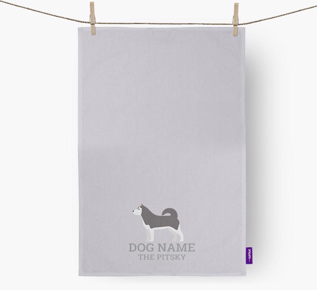 Personalized '{dogsName} The {breedFullName}' Dish Towel