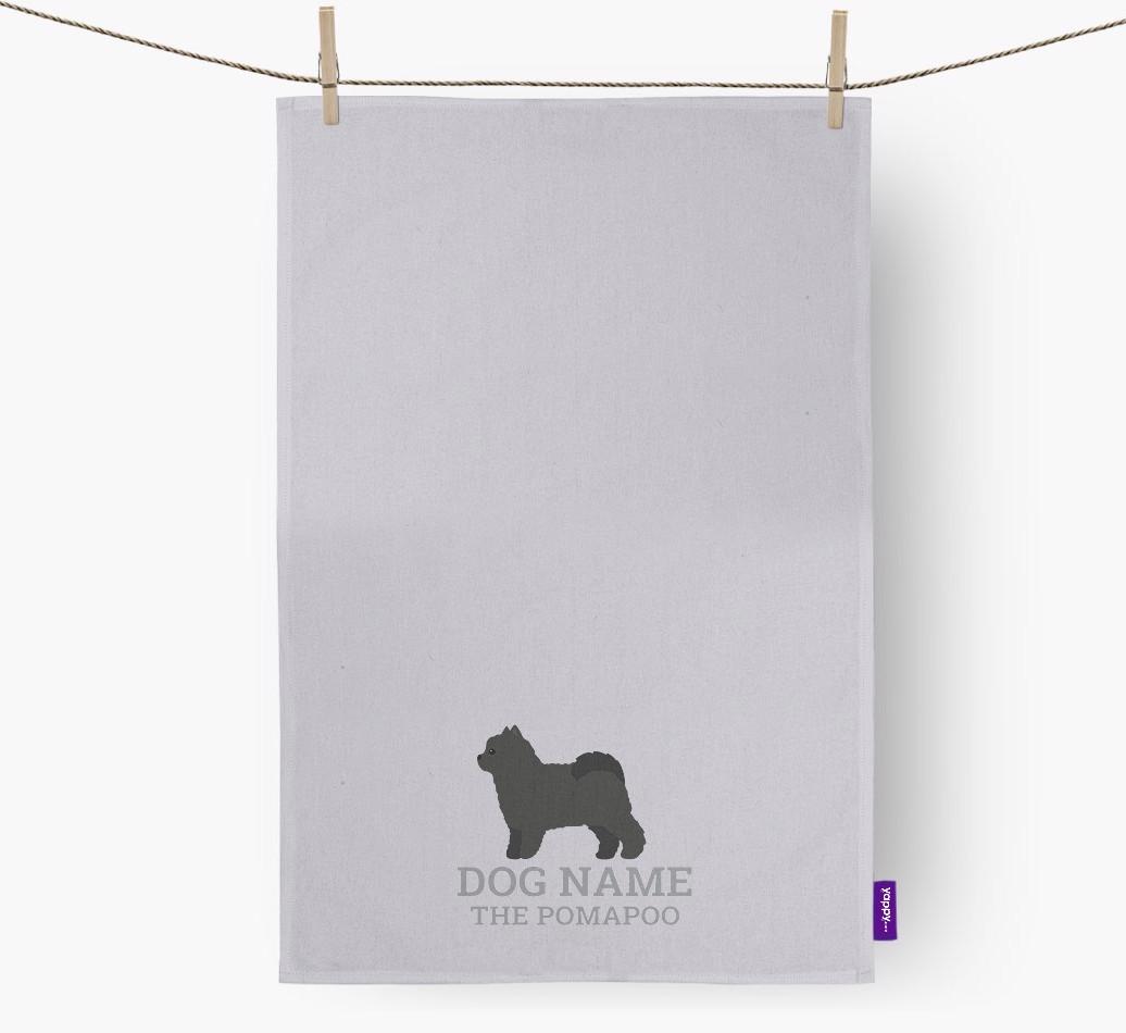 Personalized '{dogsName} The {breedFullName}' Dish Towel