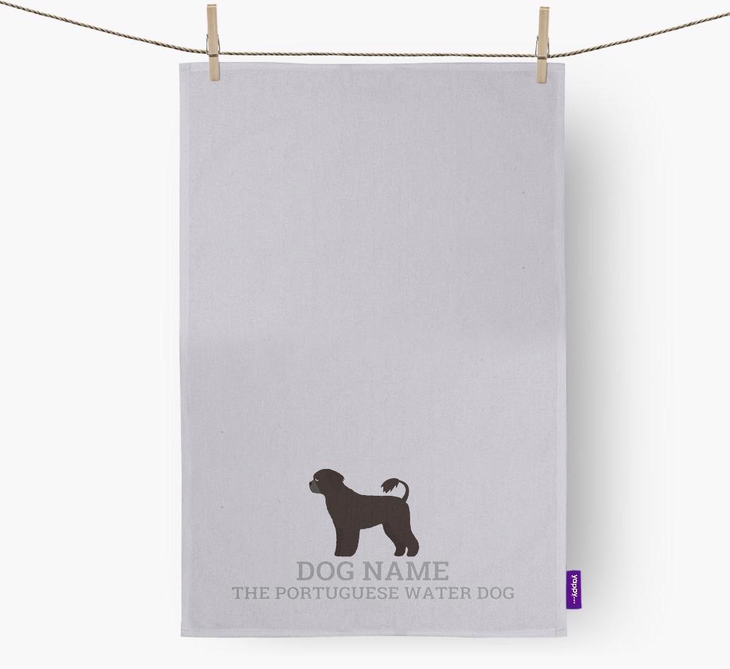 Personalized '{dogsName} The {breedFullName}' Dish Towel