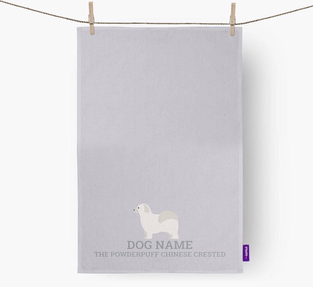 Personalized '{dogsName} The {breedFullName}' Dish Towel