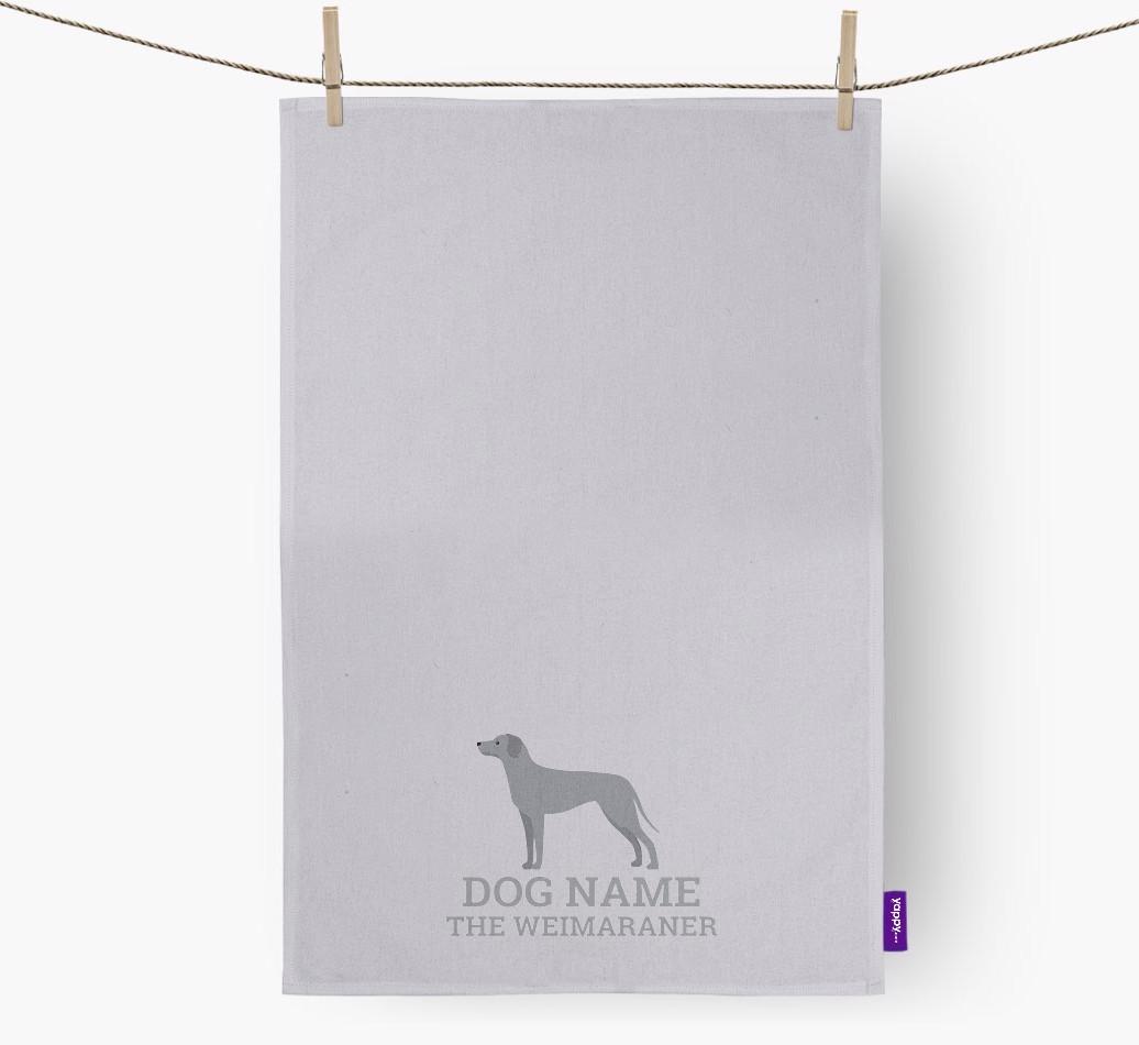 Personalized '{dogsName} The {breedFullName}' Dish Towel