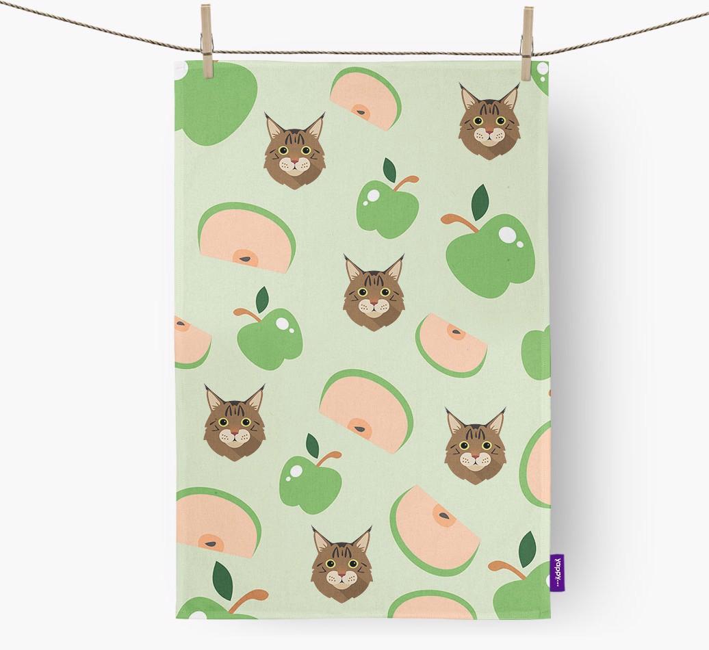 'Fruit Pattern' - Personalized {breedFullName} Dish Towel