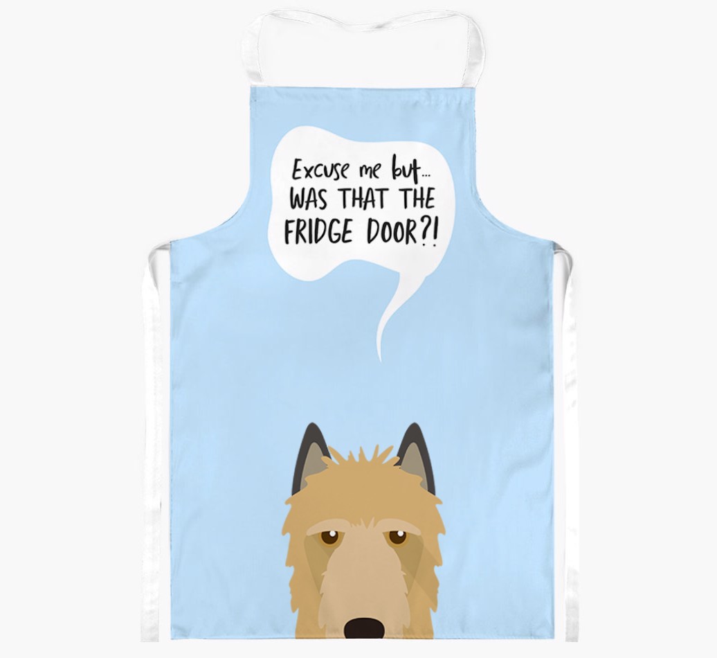 Was That The Fridge Door: Personalized {breedFullName} Apron