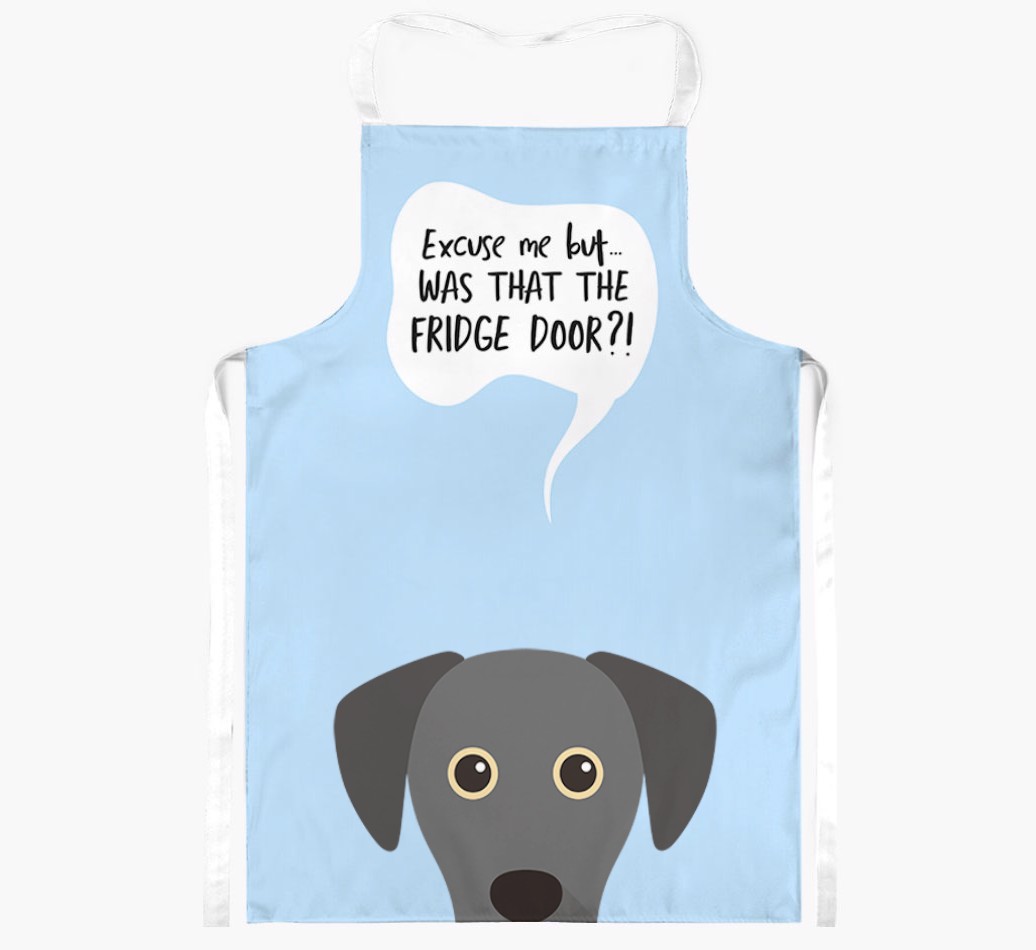 Was That The Fridge Door: Personalized {breedFullName} Apron