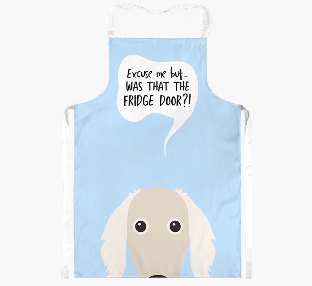 Was That The Fridge Door: Personalised {breedFullName} Apron