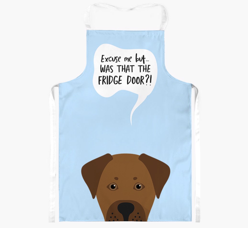 Was That The Fridge Door: Personalised {breedFullName} Apron