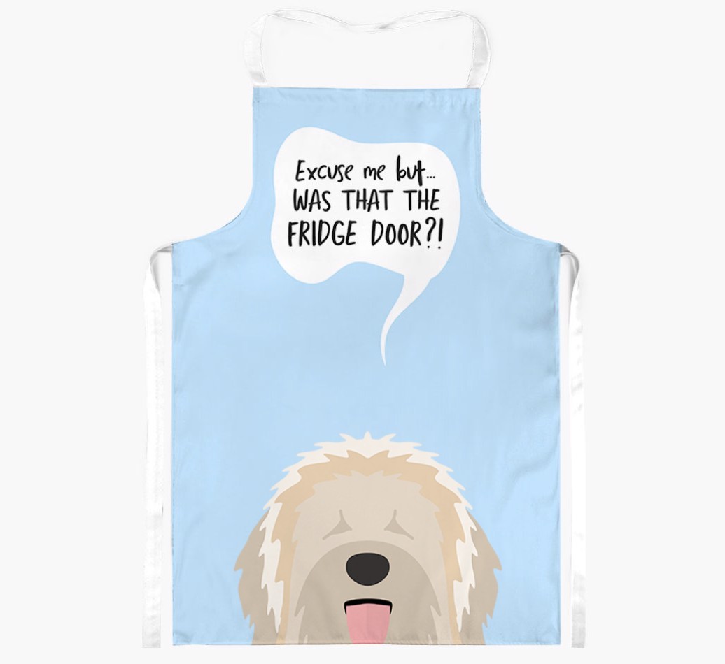 Was That The Fridge Door: Personalized {breedFullName} Apron