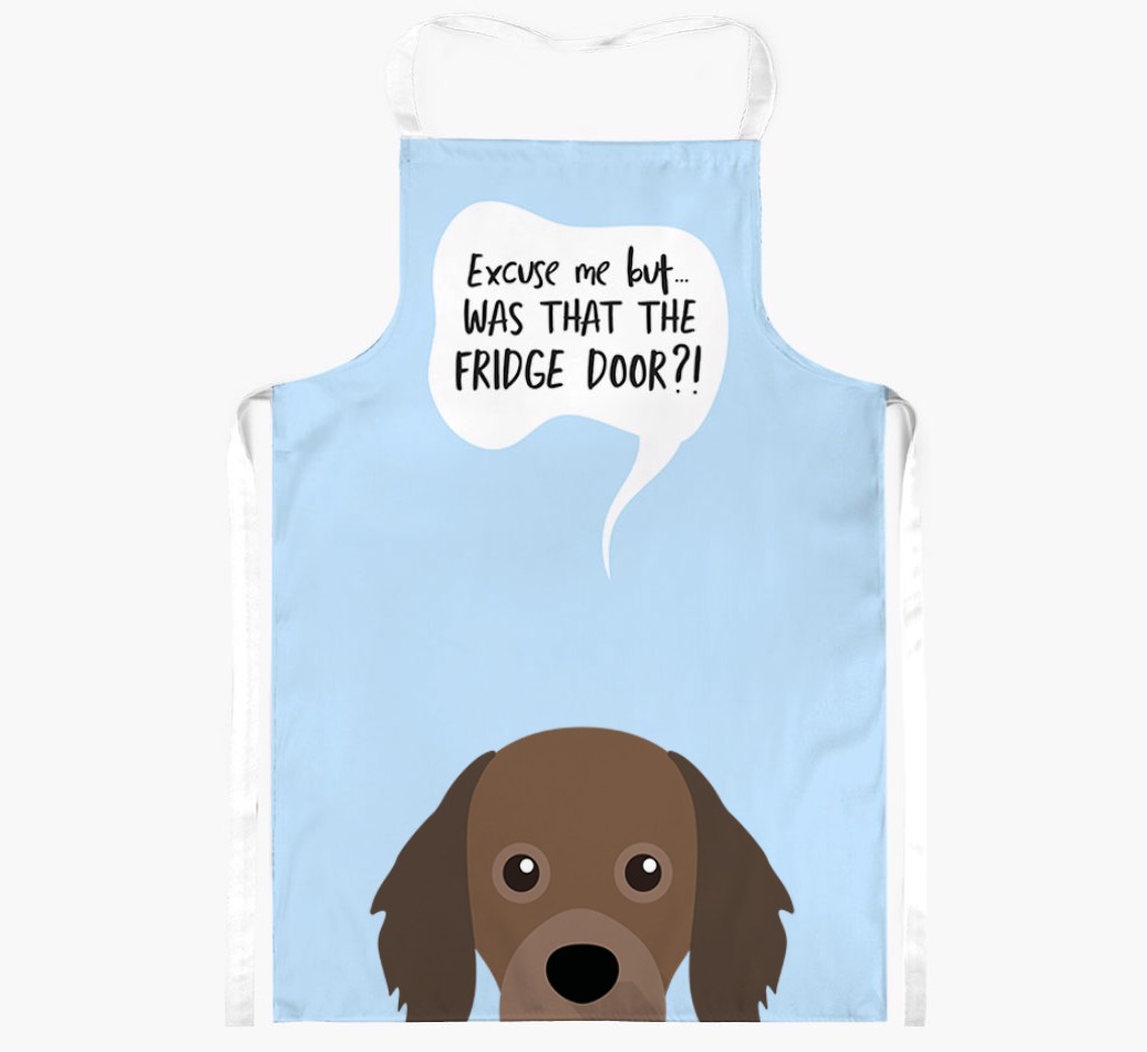 Was That The Fridge Door: Personalised {breedFullName} Apron