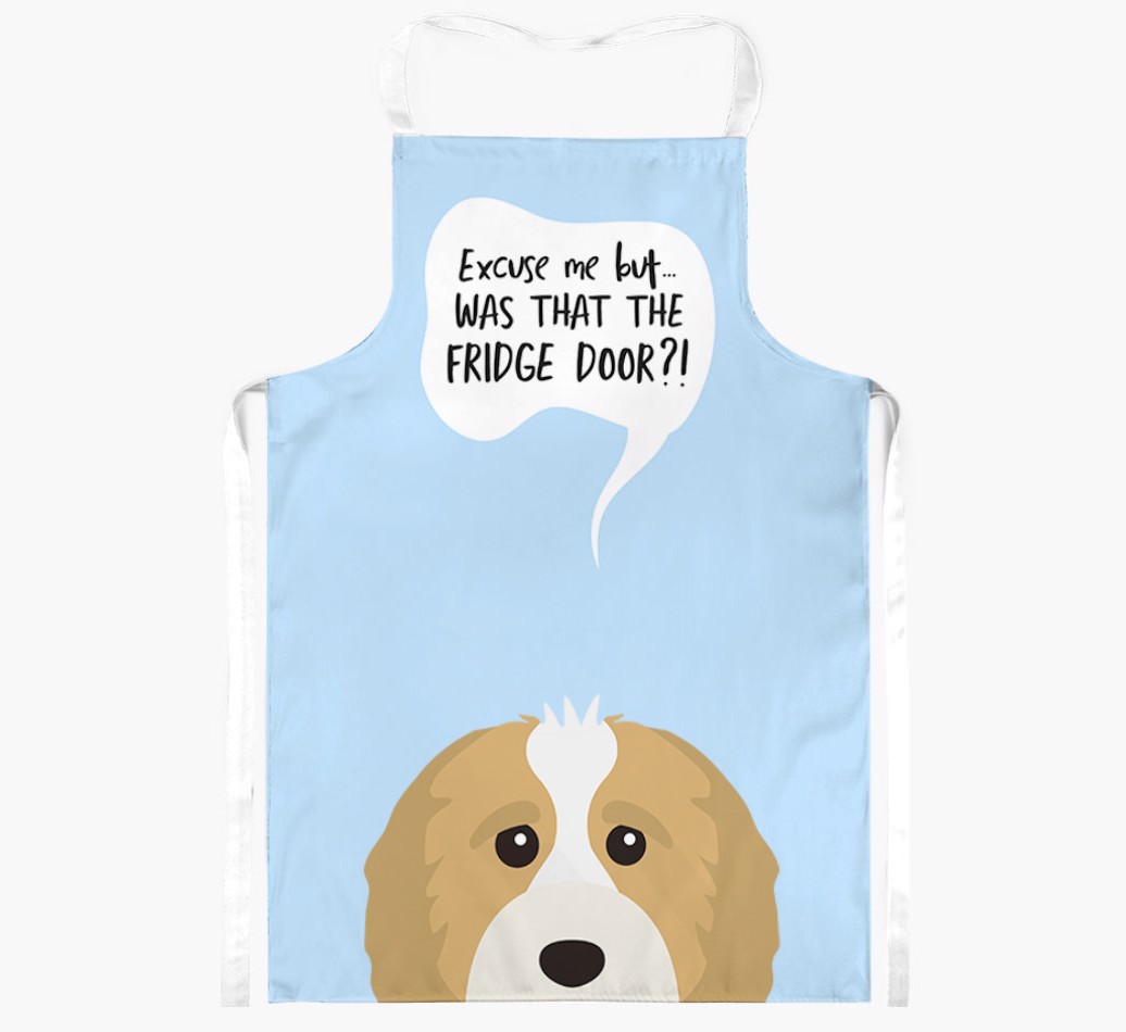 Was That The Fridge Door: Personalised {breedFullName} Apron