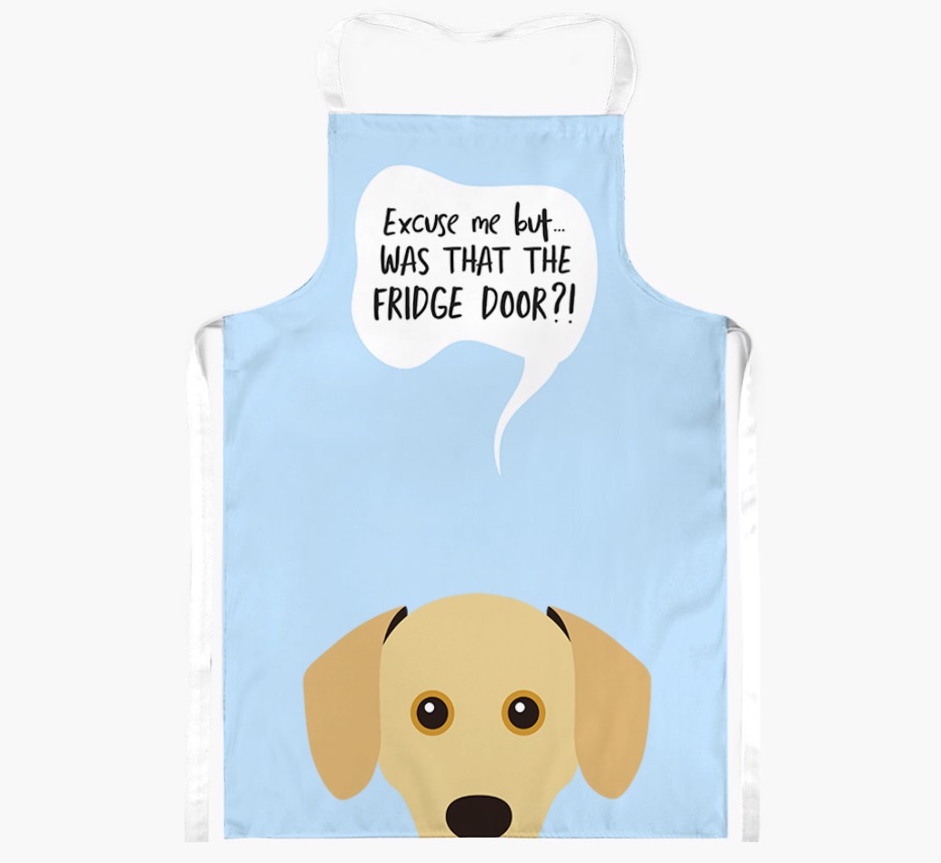 Was That The Fridge Door: Personalised {breedFullName} Apron