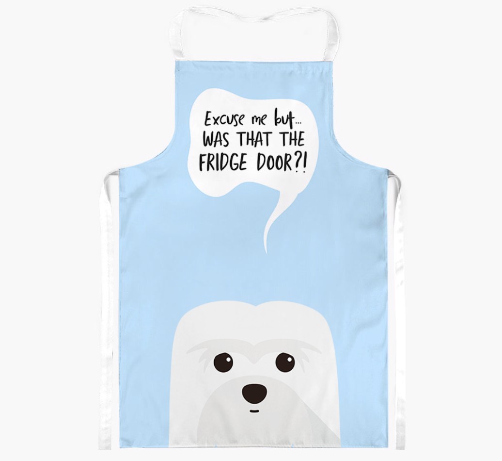 Was That The Fridge Door: Personalized {breedFullName} Apron